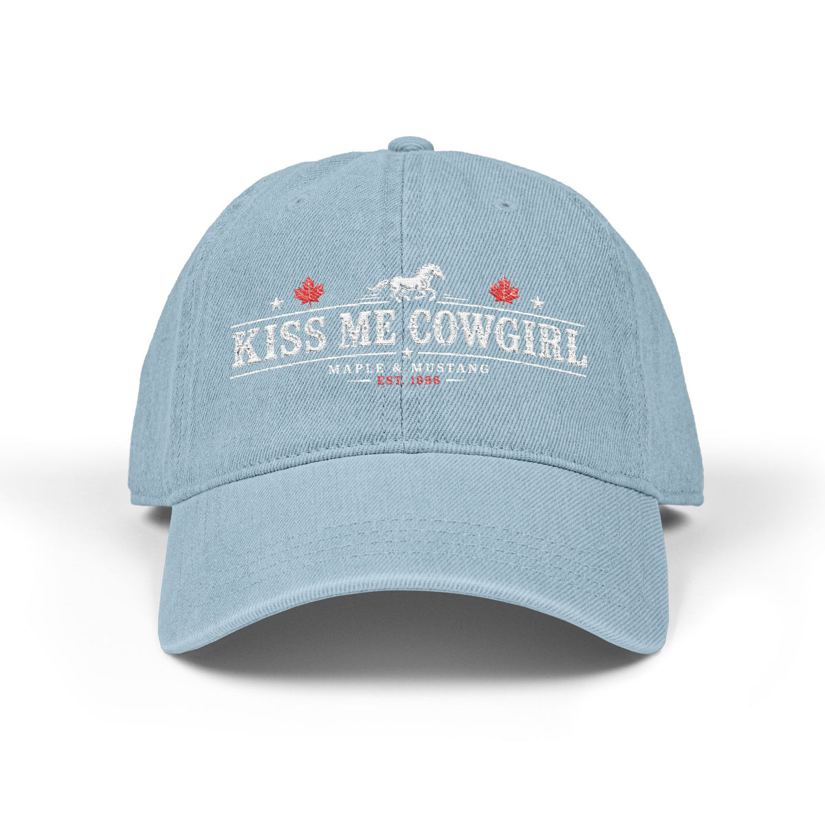 Kiss Me Cowgirl Denim Cap - Canadian Collection