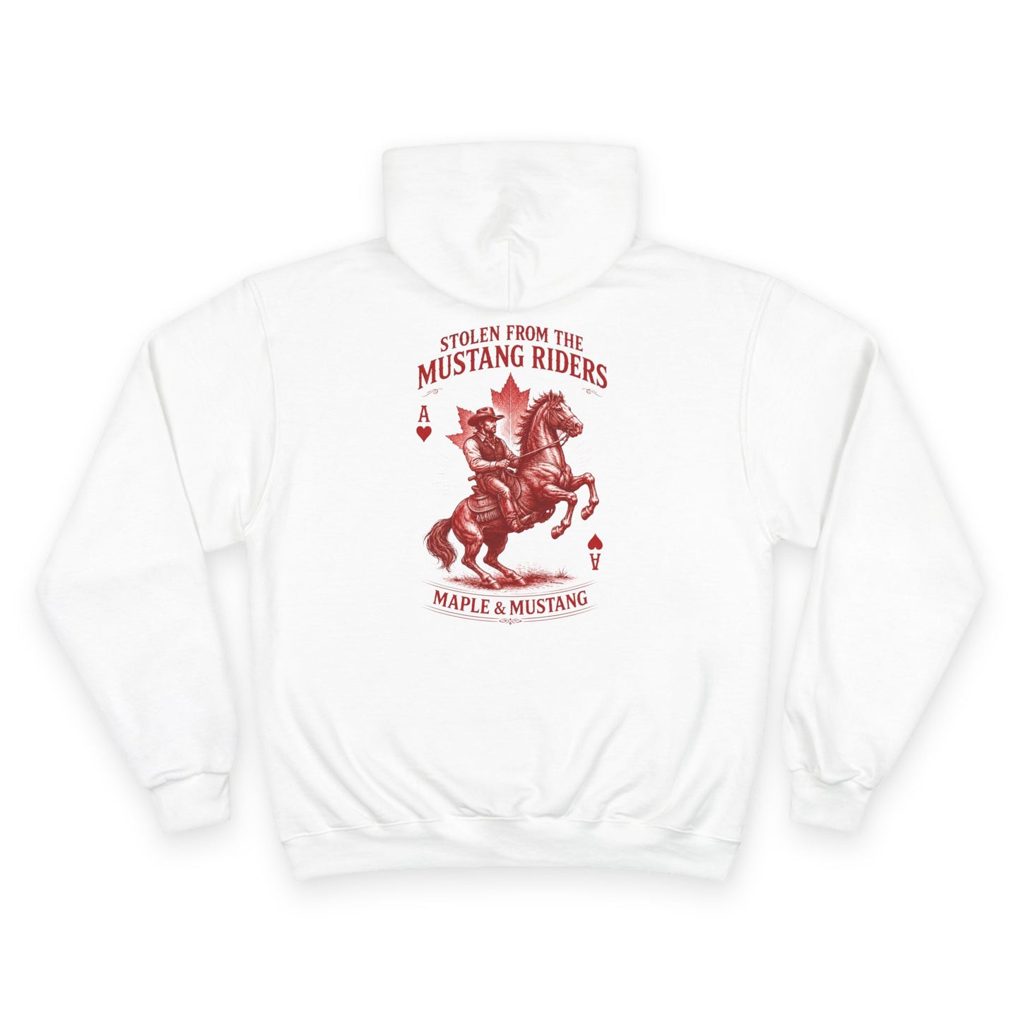 Stolen From Mustang Riders x Champion Hoodie — Canadian Collection
