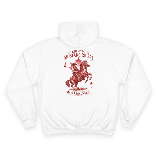 Stolen From Mustang Riders x Champion Hoodie — Canadian Collection