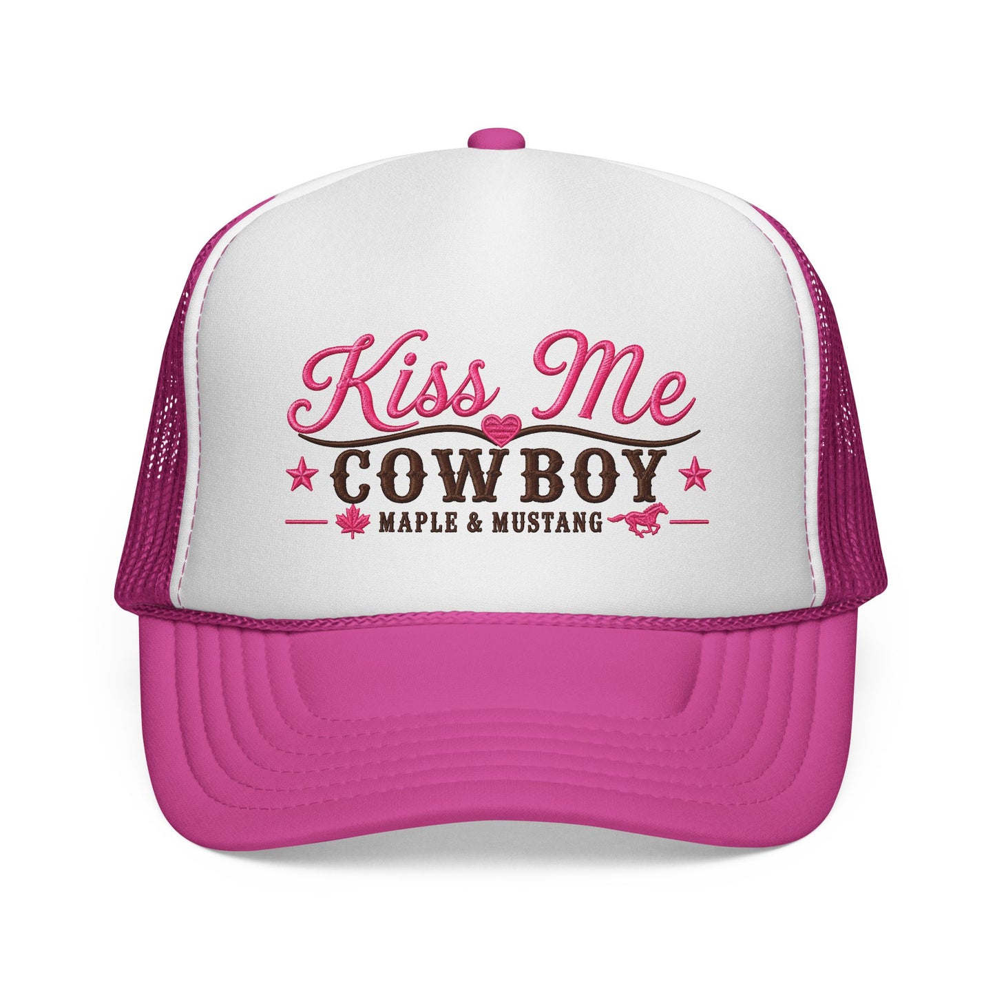 Kiss Me Cowboy Trucker Hat - Canadian Collection