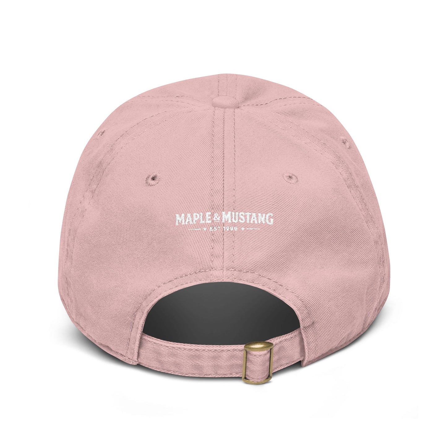 Kiss Me Cowboy Pink Washed Baseball Cap