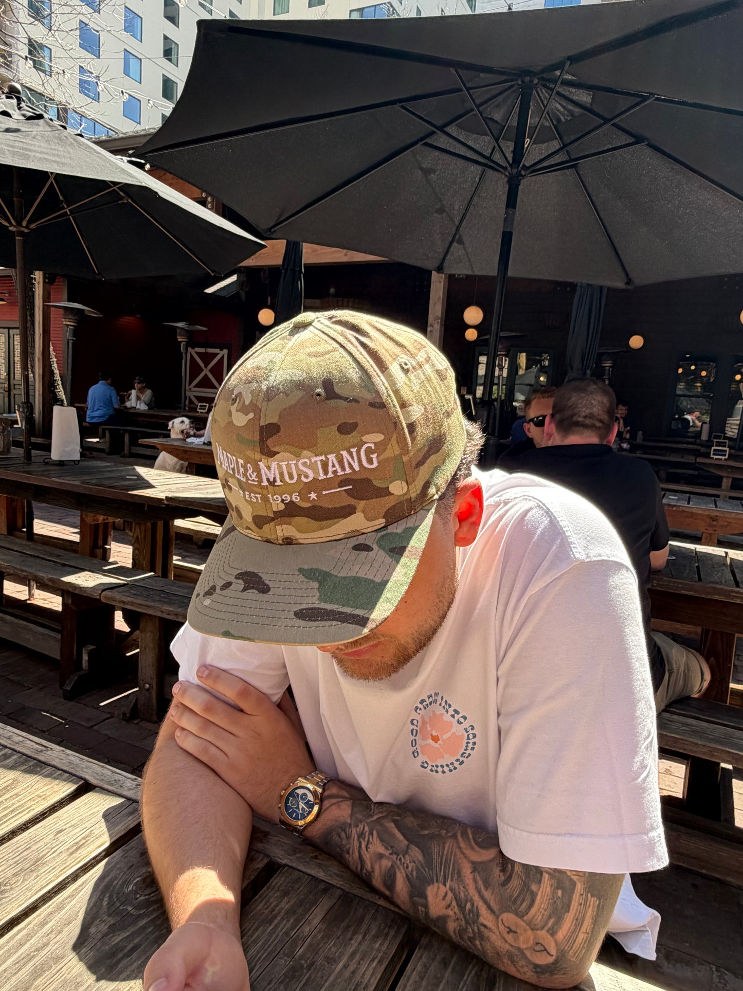 Camouflaged Maple & Mustang Hat - Canadian Collection